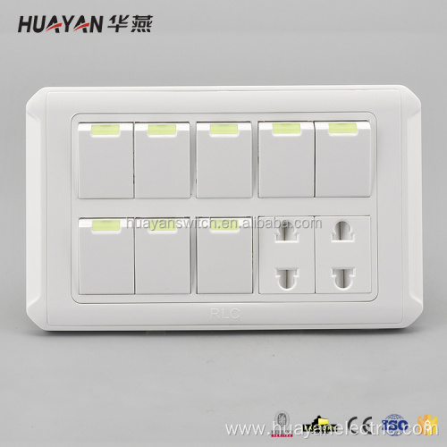 high qulity single electric wall switch socket